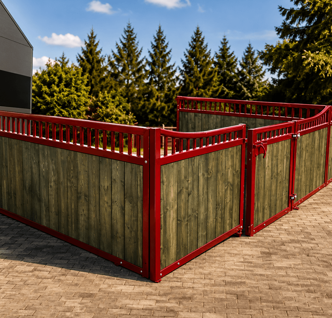 FW8 Pferdeboxen Vorderfront Baron Pony (3mB x 1,20mH) - Bild 6