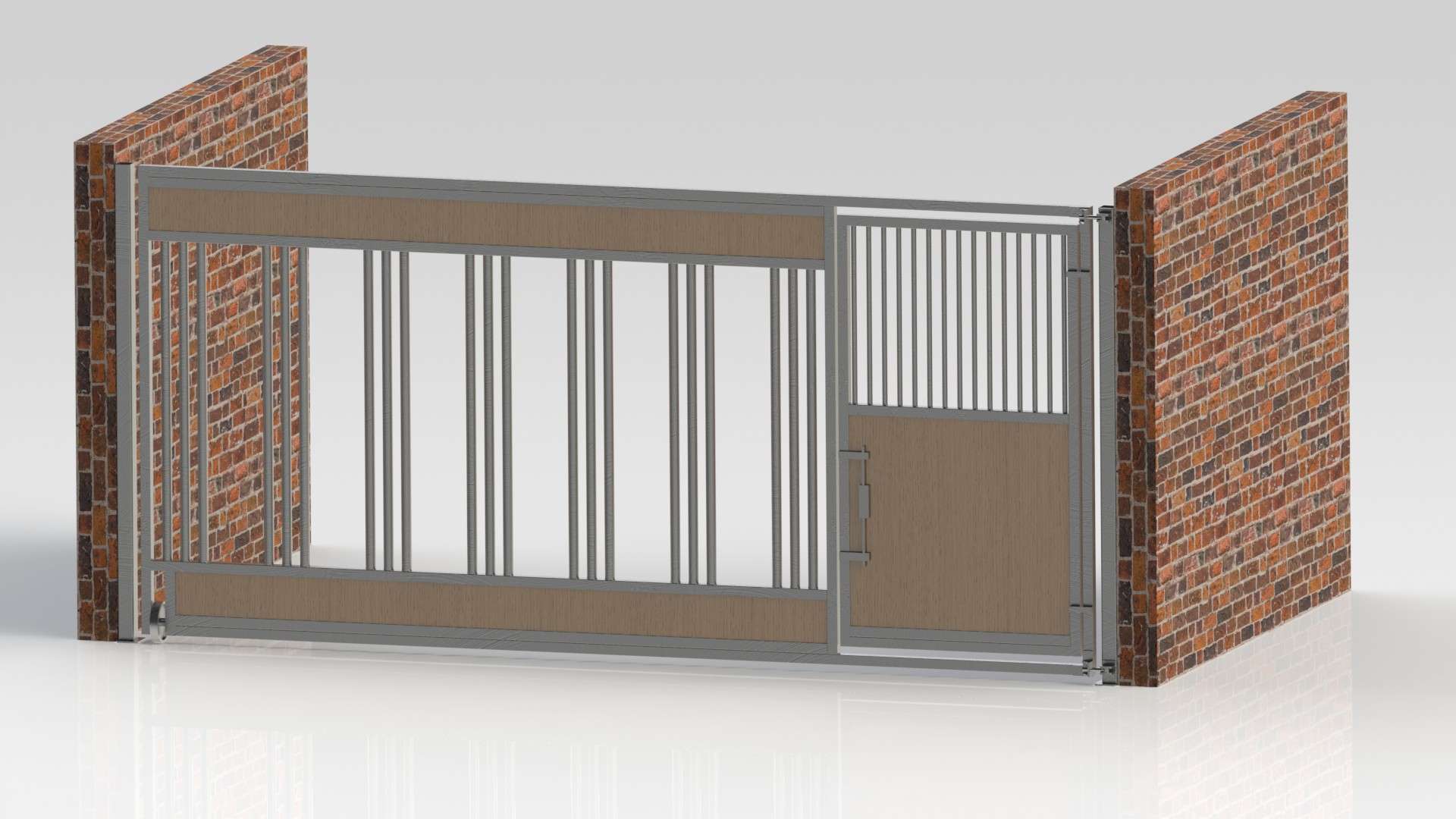 LB2 Fressgitter mit Tür (3mB x 2,30mH) - Bild 5