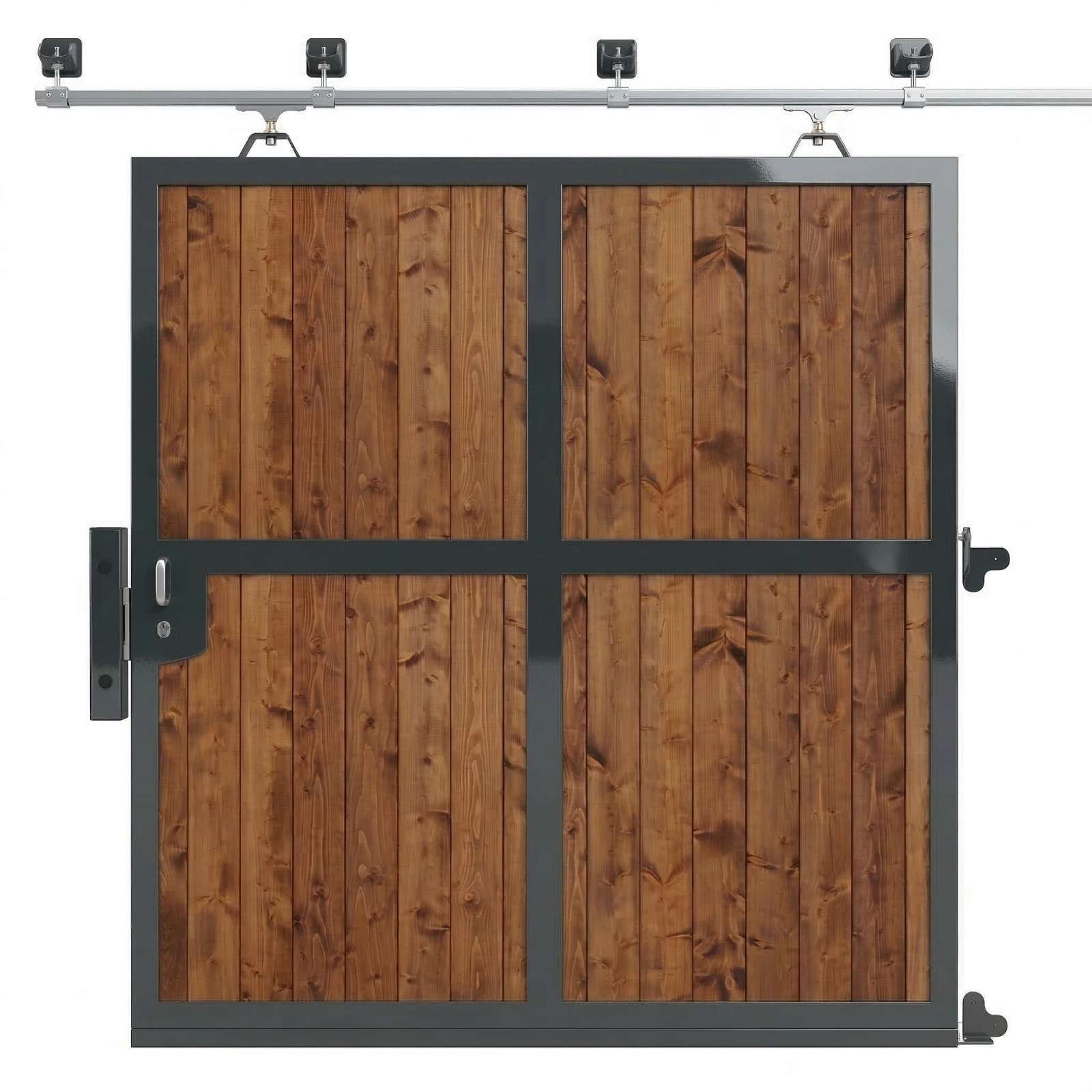 SGW2 Tore Stallschiebetore mit Holz W2 ( 2,20mB x 2,20mH) - Bild 2